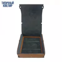 Футляр под кольцо, дерево, 10*9,5 мм