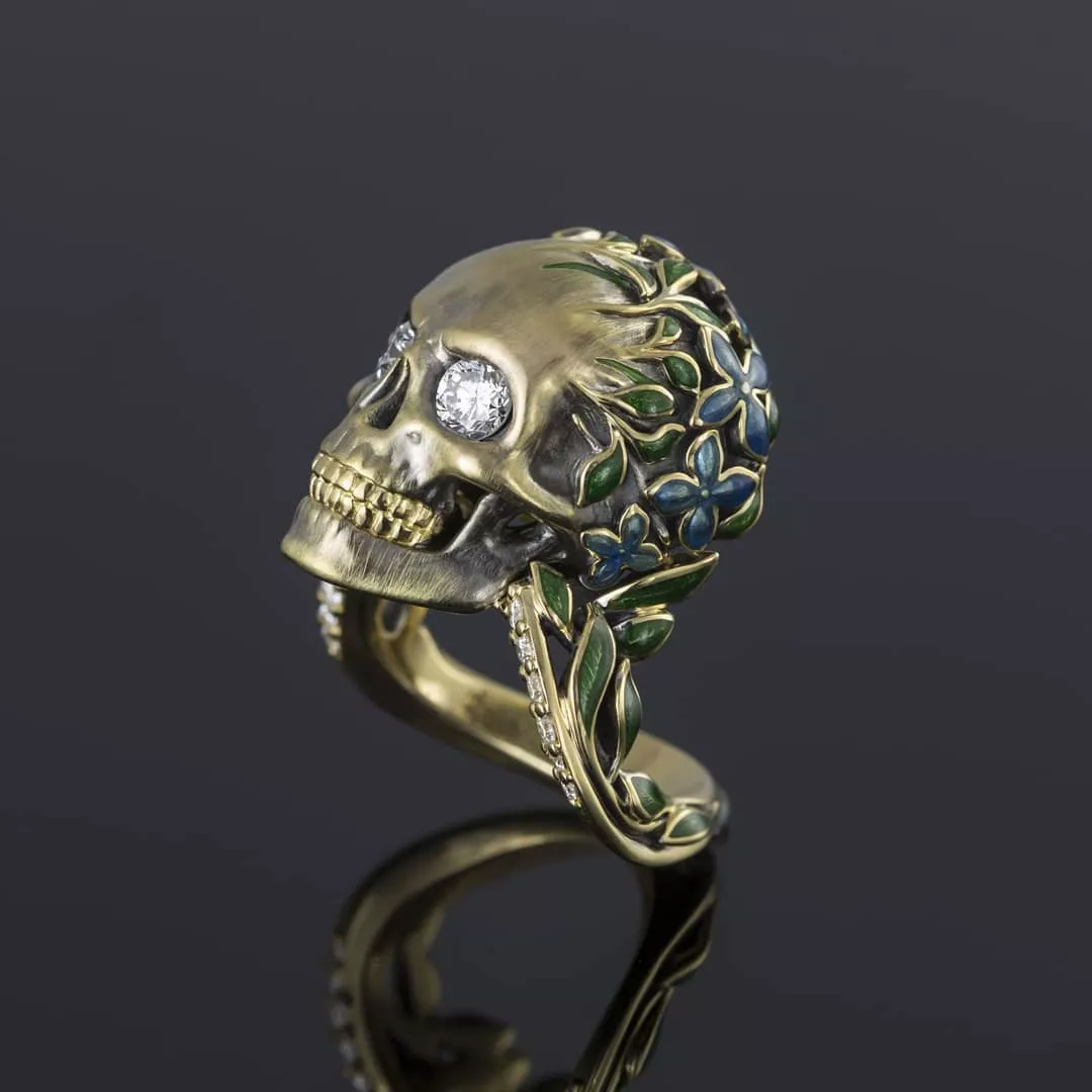 Кольцо "Dia de los Muertos"