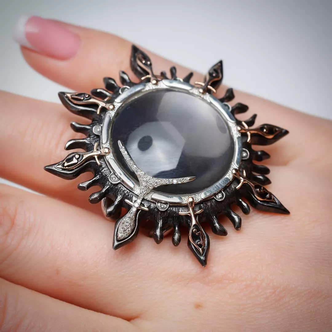Кольцо "My deep deep black"