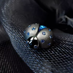 Брошь-булавка: Брошь-пин LITTLE BEETLE-FIREFLY