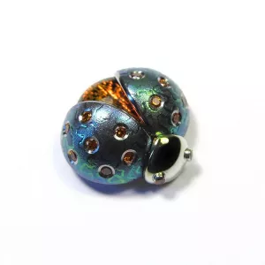 Брошь-пин LITTLE BEETLE-FIREFLY яркий